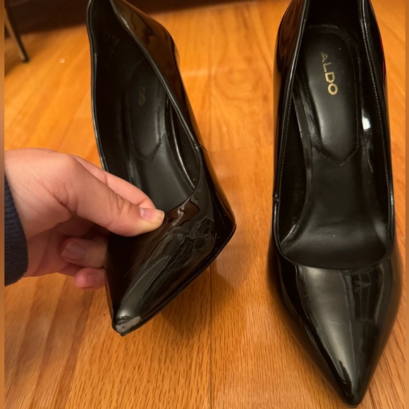 ALDO BLACK PUMPS SIZE 6.5 - Picture 4 of 8